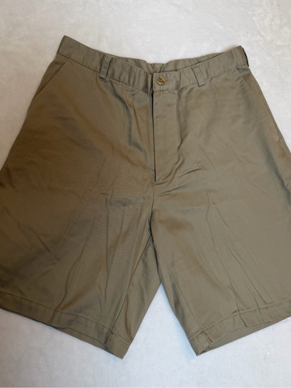 Nike Golf Men's Khaki Chino Shorts Size 34 M Swoosh